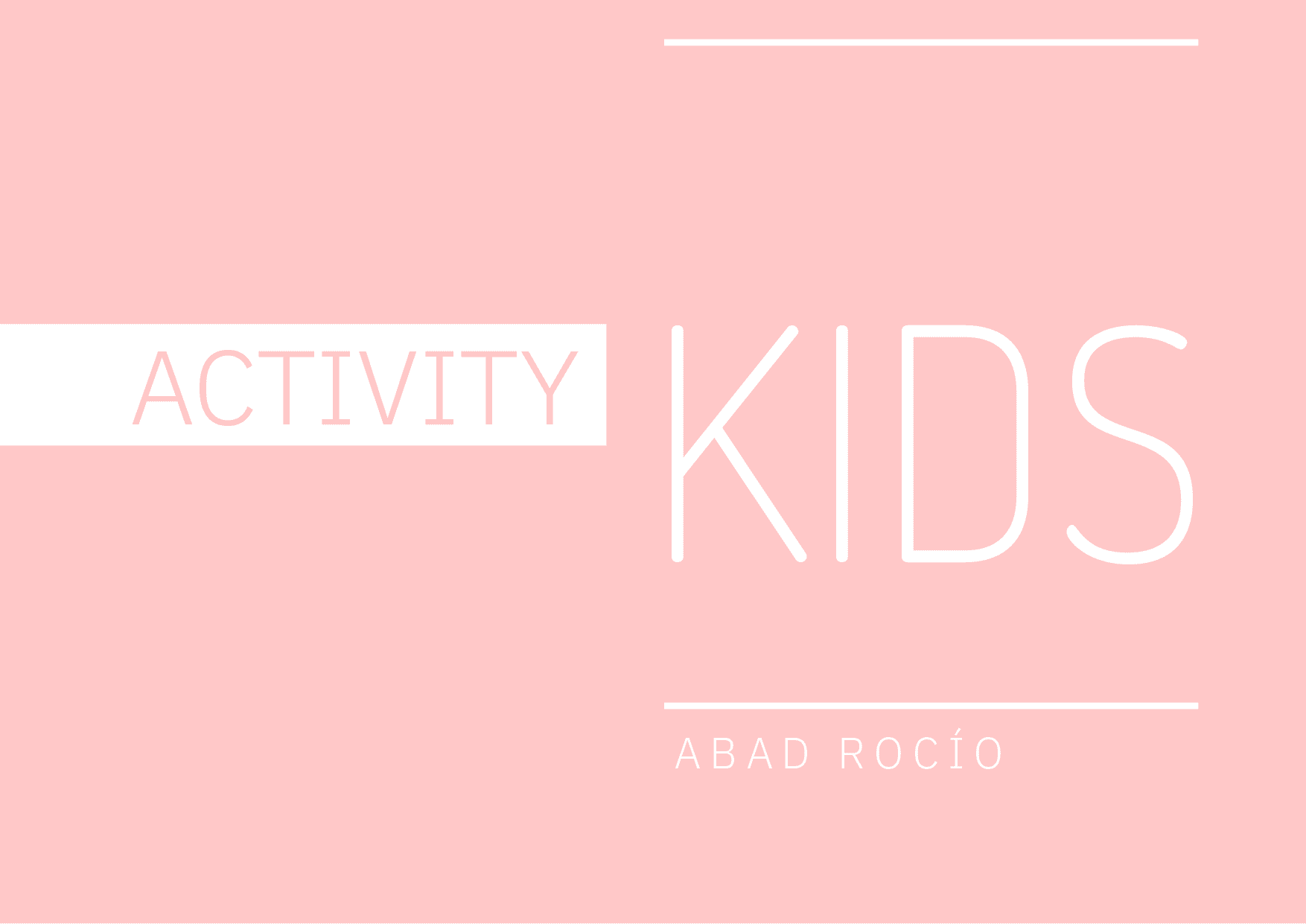 Activity Kids | UX/UI 0-0-0