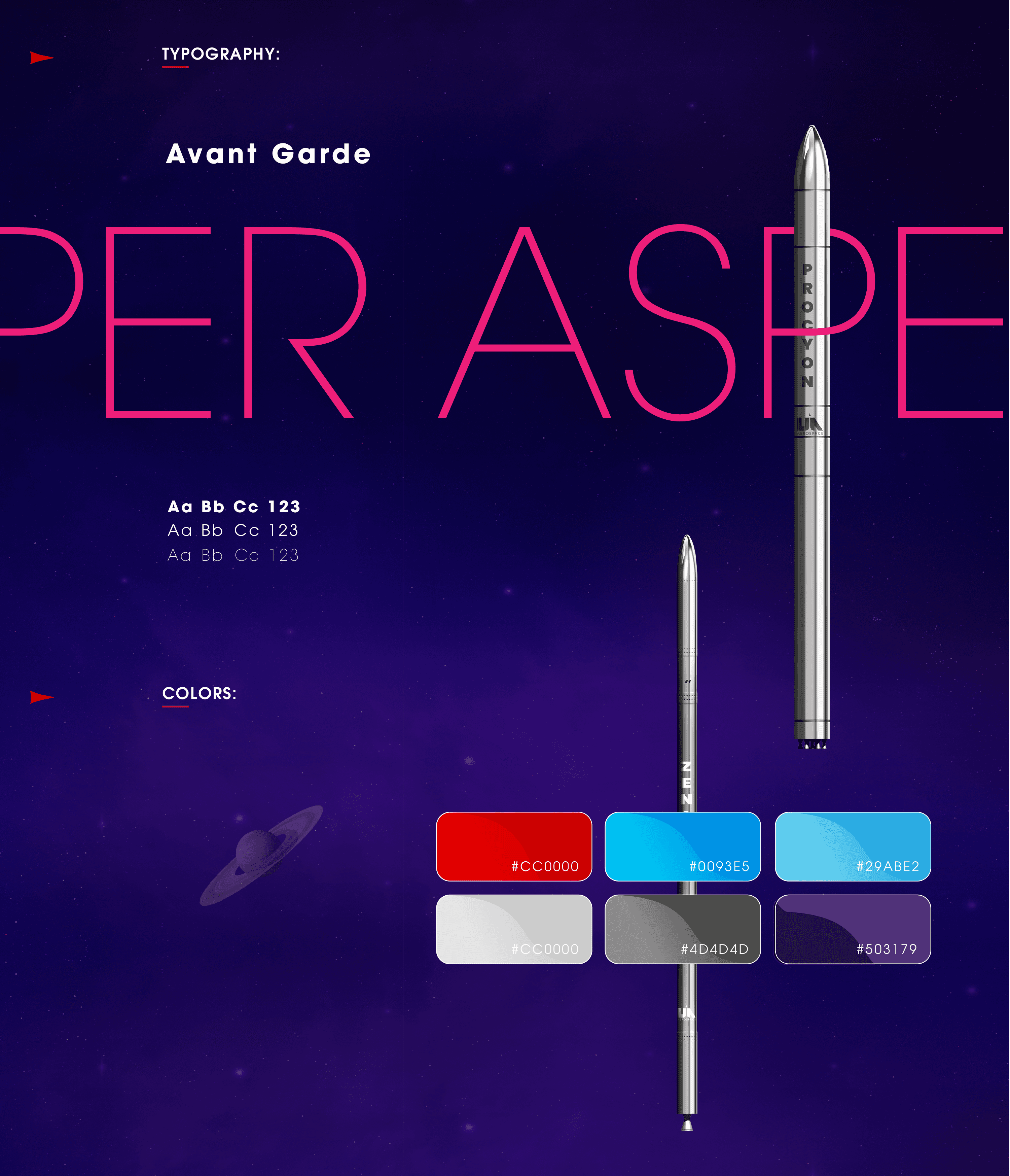 LIA Aerospace | Styleguide 0-1-0